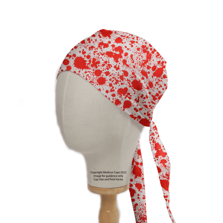 Halloween Theatre Scrub Caps - Medicus Custom Scrub Caps