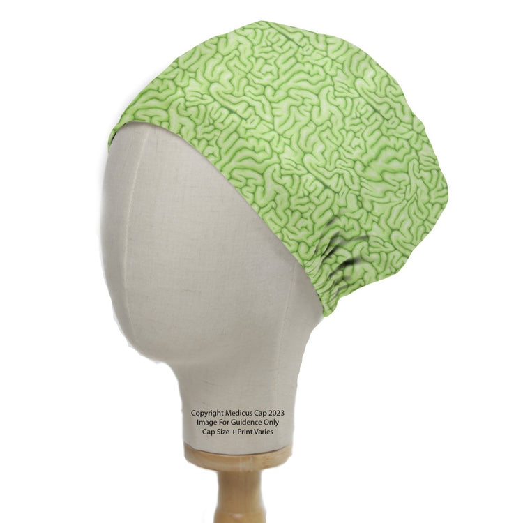 Brain Themed Scrub Caps - Medicus Custom Scrub Caps