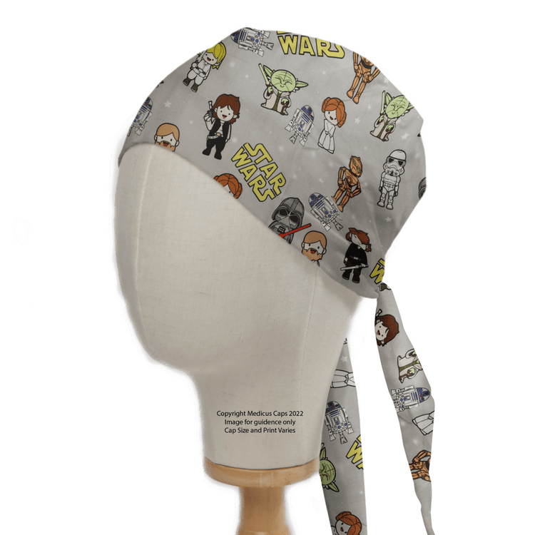 Star Wars Fabrics Scrub Caps - Medicus Custom Scrub Caps