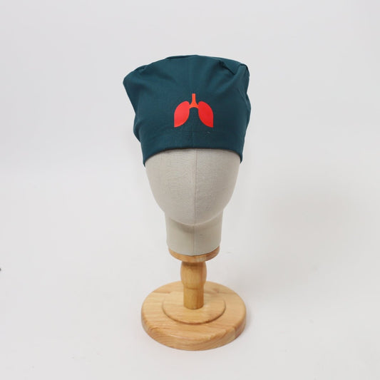 Pre Designed Vinyl Transfer Scrub Cap Lung Graphic