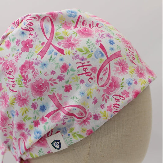 Gorro quirúrgico n.° 1 para concienciar sobre el cáncer de mama