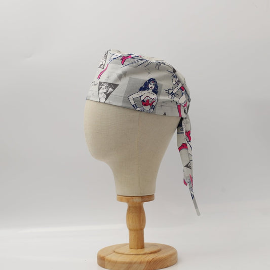 DC Comic Wonder Woman Strength and Power Scrub Cap
