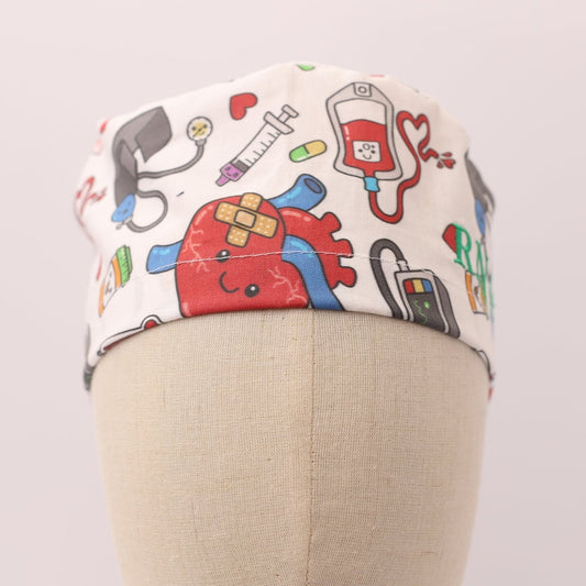 Gorro quirúrgico para cirujano cardíaco