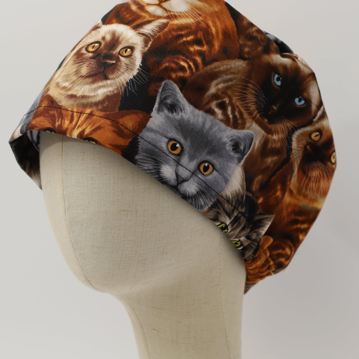 Cat Starring Scrub Cap