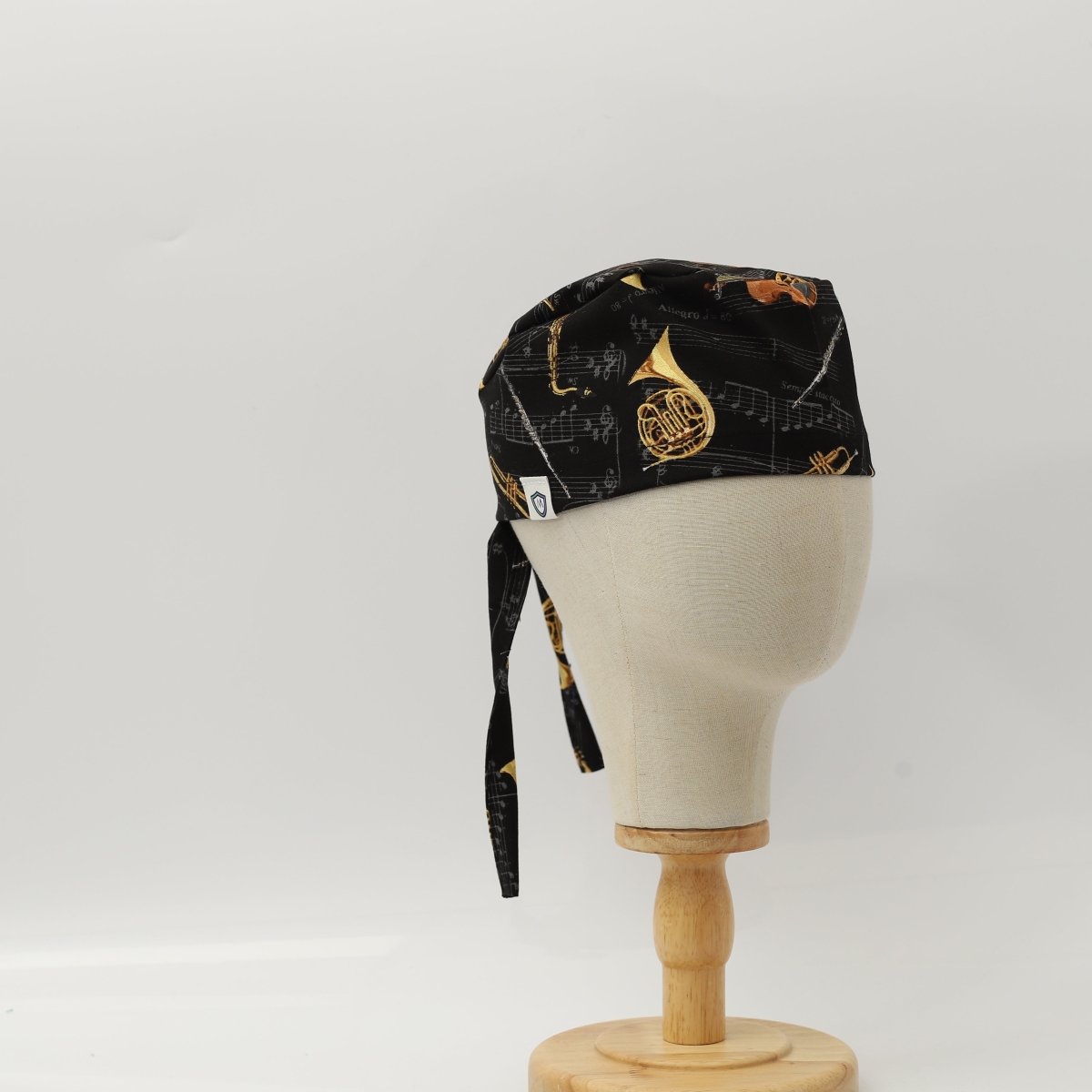 Gorro quirúrgico para instrumentos musicales