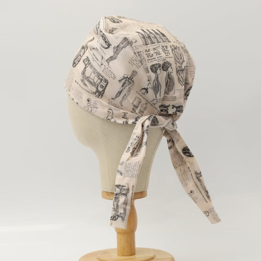 Hospital Text Book Scrub Cap