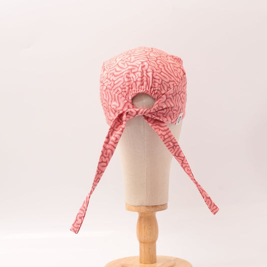 Gorros quirúrgicos humanos de color rosa de Brains