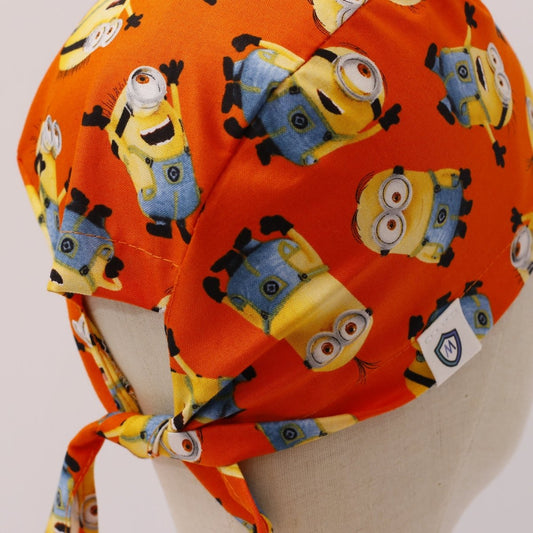 Gorro de quirófano naranja de los Minions