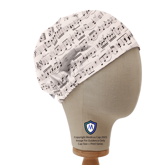 Gorro quirúrgico para instrumentos musicales