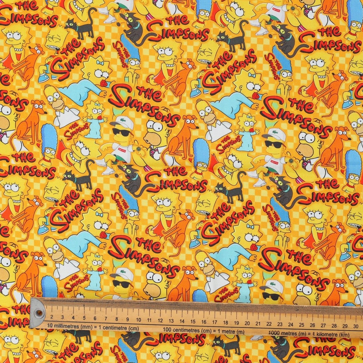 TV Cartoon The Simpsons Family Head Mashup Scrub Cap