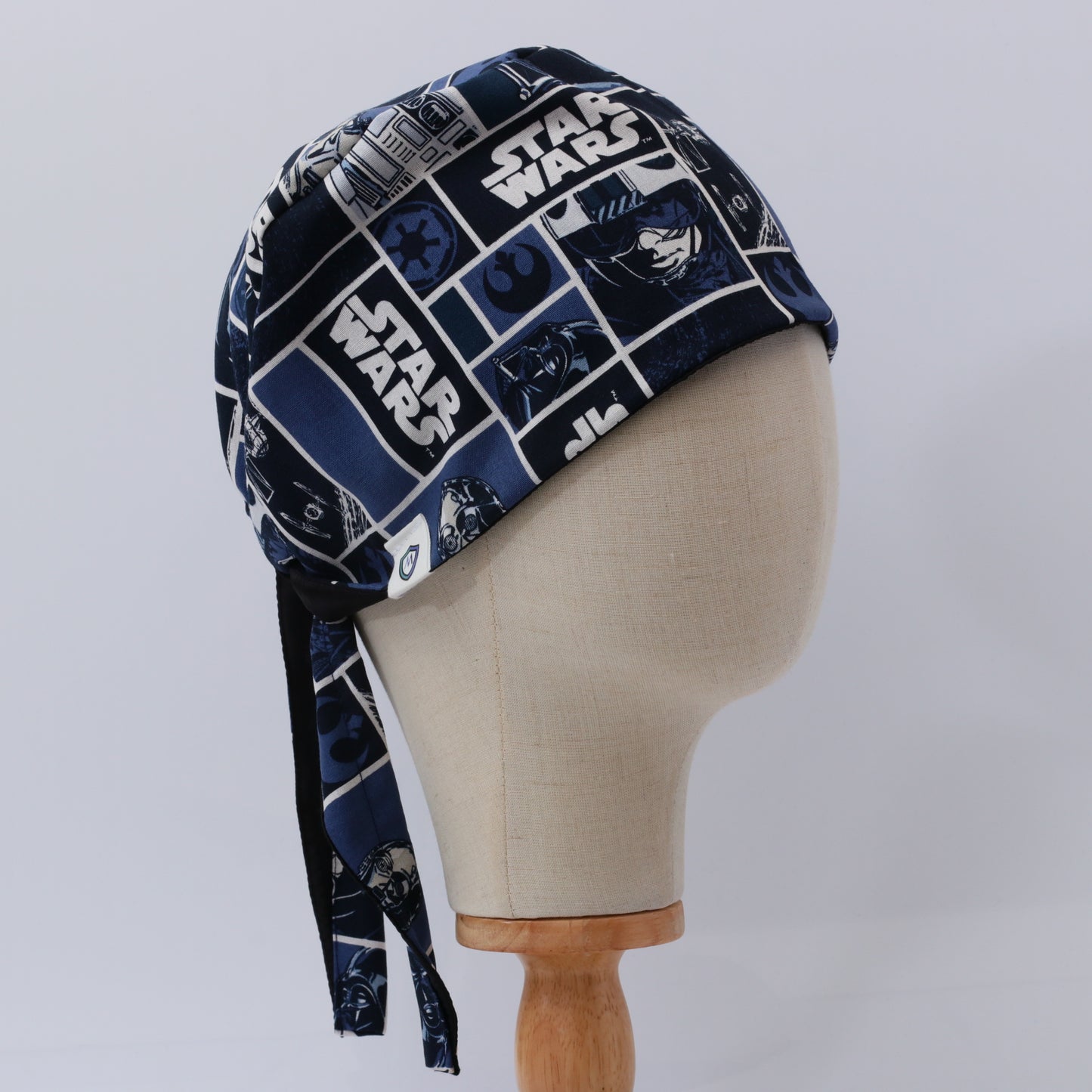 Scrub Caps Made With Star Wars Printed Fabric