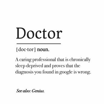Poster - Doctor Definition Poster / Digital Download from Medicus Scrub Caps