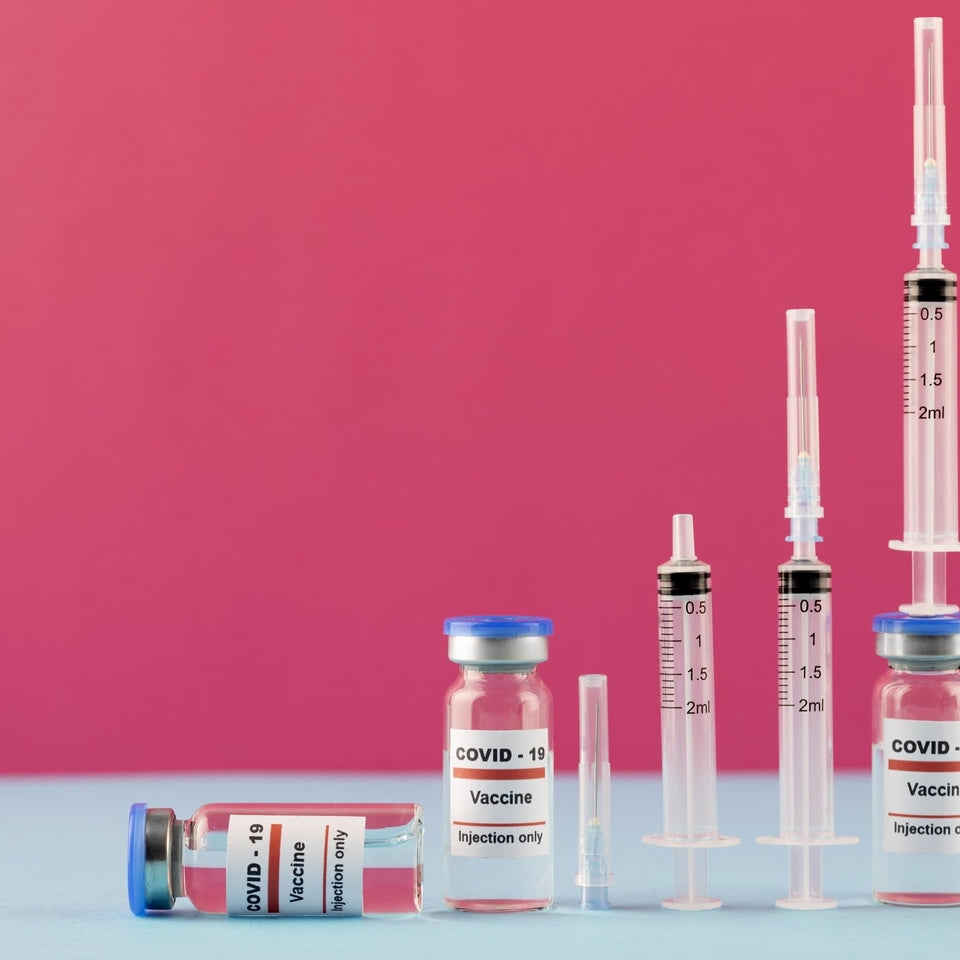 Medical vials and syringes for vaccination