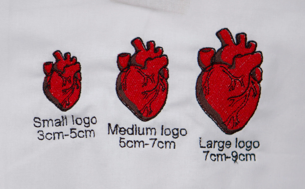 Embroidery Sizing Guides