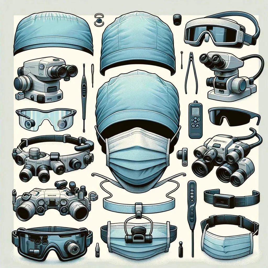 Surgeon wearing a scrub cap during surgery showing standard surgical head covering