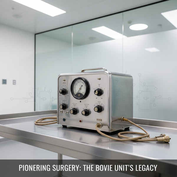 The Bovie electrosurgical unit used in every operating theatre worldwide since 1926