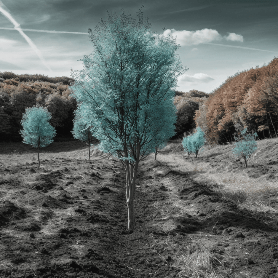 Scrub Caps Planting Trees In Yorkshire