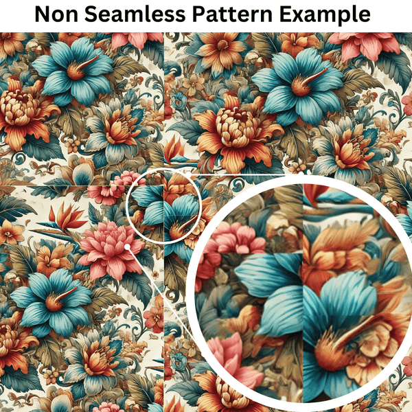 Seamless fabric print pattern on a Medicus scrub cap showing continuous design