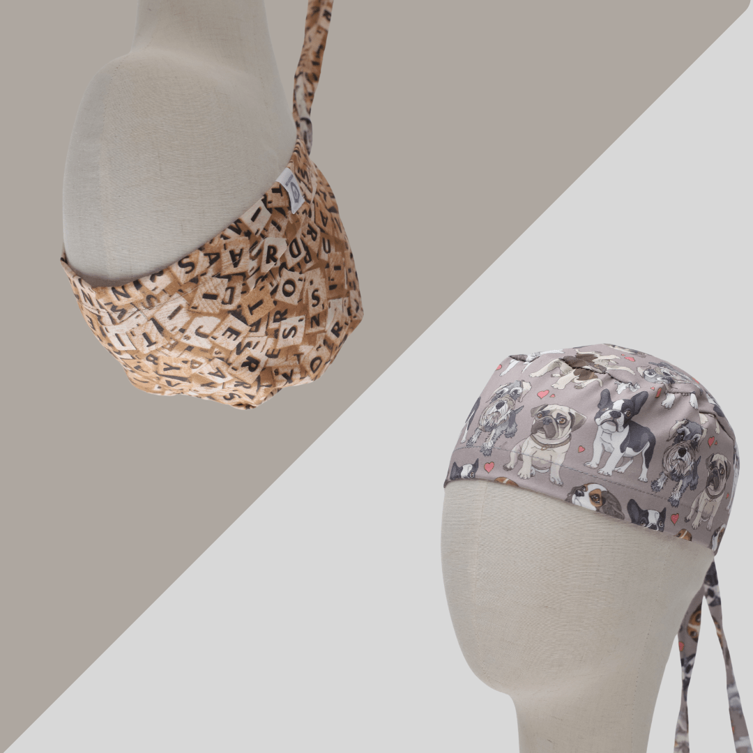 Theme Colour: Earth / Neutral Scrub Caps - Medicus Custom Scrub Caps