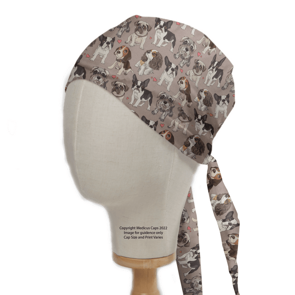 Dog Scrub Caps - Medicus Custom Scrub Caps