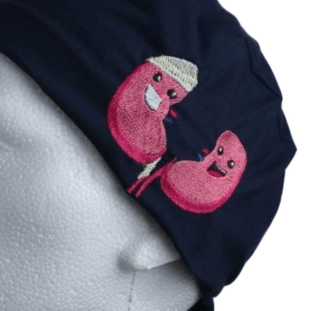 Kidney Urology Scrub Caps - Medicus Custom Scrub Caps