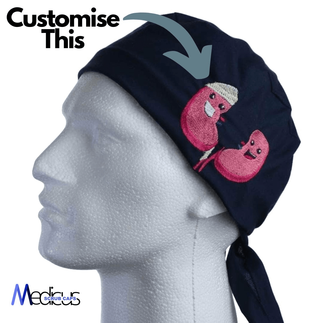 Personalised Scrub Caps | Custom Embroidery - Medicus Custom Scrub Caps