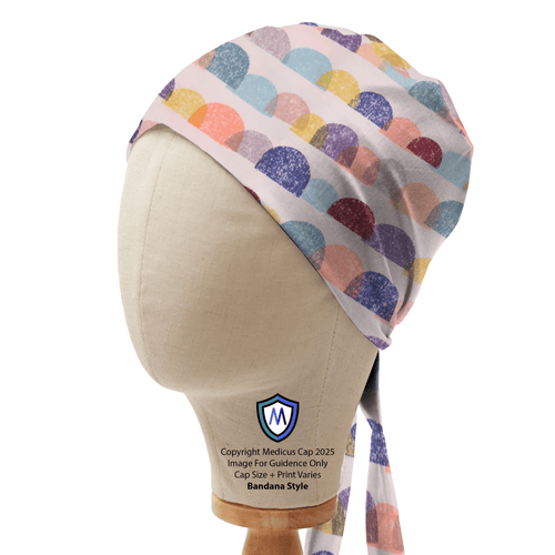 Abstract Gum Drops Sugar Scrub Cap