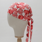 Food Abstract Pomegranates scrub cap in Captain fitted style