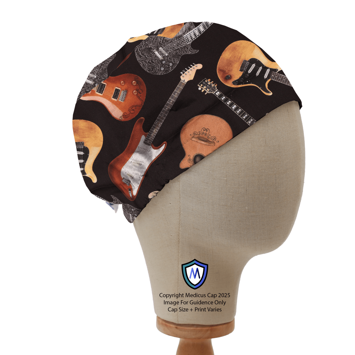 Guitars Acoustic Electric Music Scrub Cap