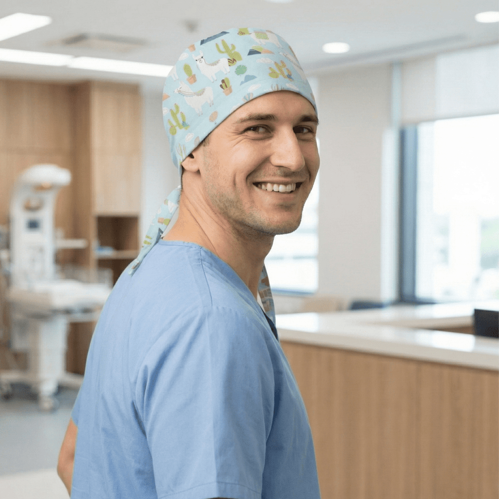 Gorra de teatro azul de Alpaca Mountain