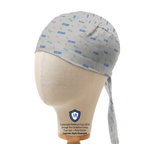 Anesthetist Send Send Send scrub cap in Captain fitted style