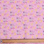 Anesthetist This Girl Can Block scrub cap fabric pattern close-up