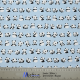 Baby Pandas On Blue Scrub Cap from Medicus Scrub Caps