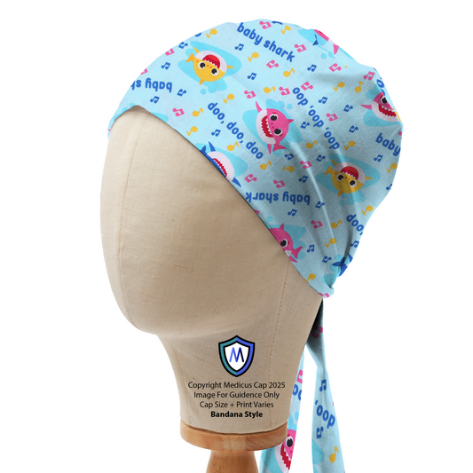 Baby Shark Doo Doo Doo Scrub Cap