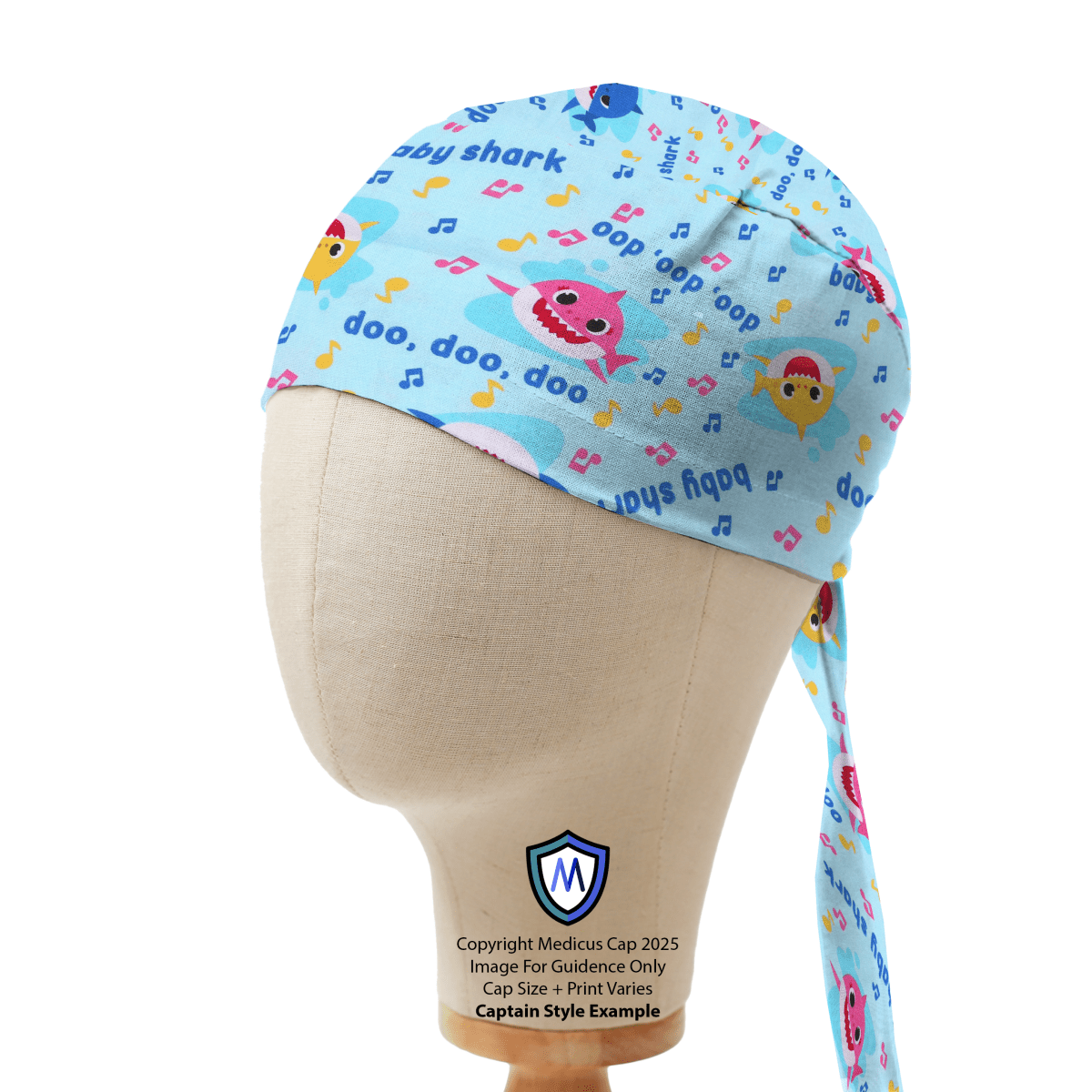 Baby Shark Doo Doo Doo Scrub Cap
