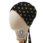 Batman Logos Small scrub cap in Bandana tie-back style