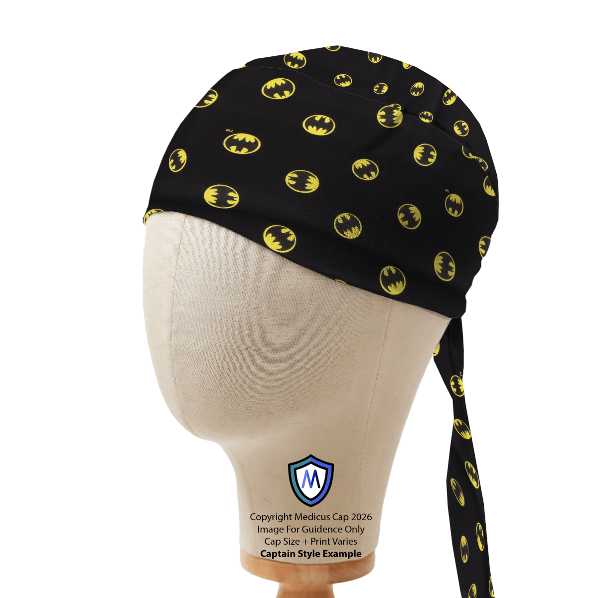 Batman Logos Small Scrub Cap