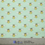 Bees On Teal Scrub Cap from Medicus Scrub Caps