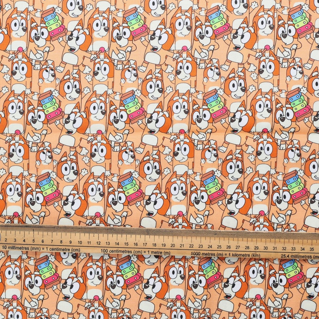 Bluey Bingo On Repeat Scrub Cap