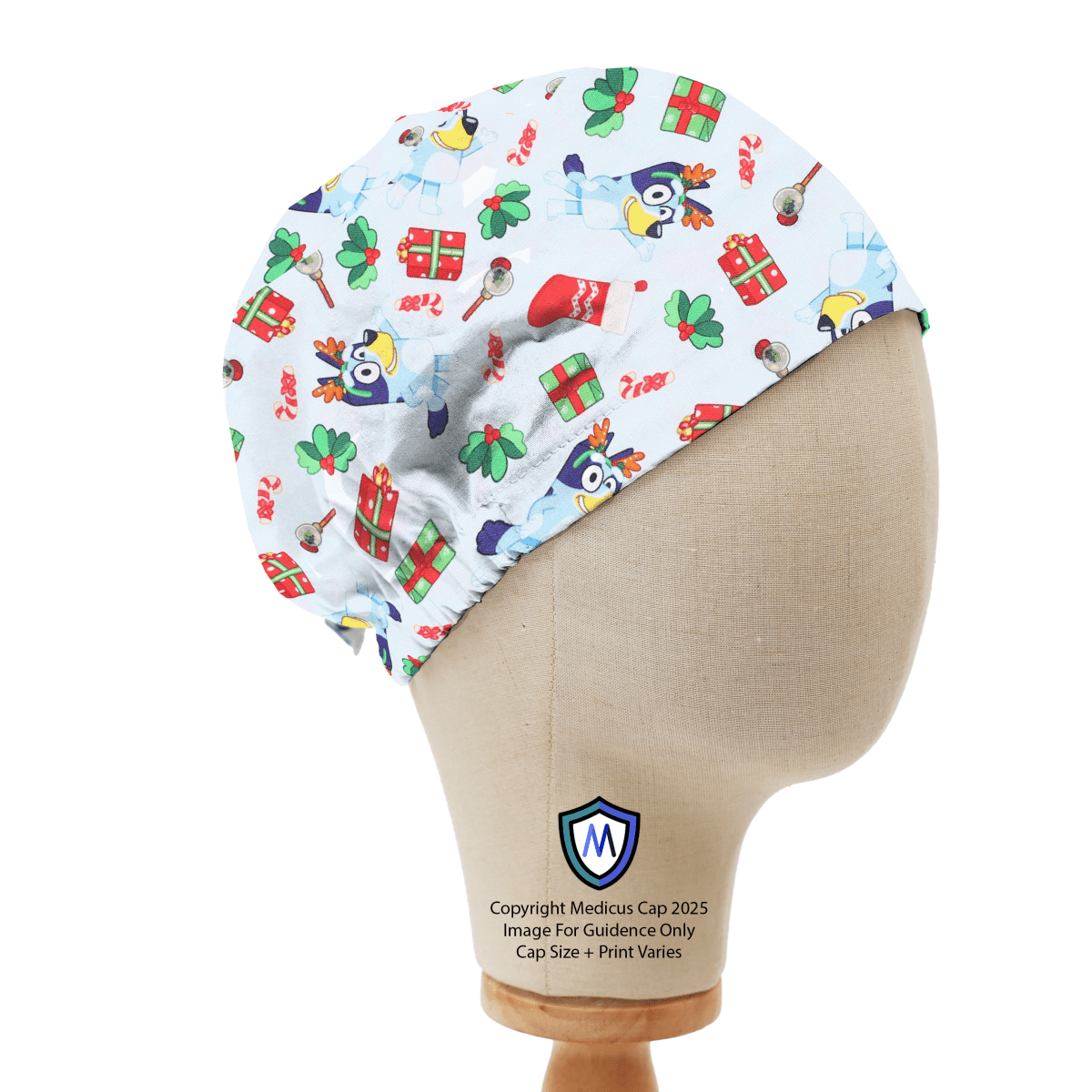 Bluey Christmas Gift Scrub Cap