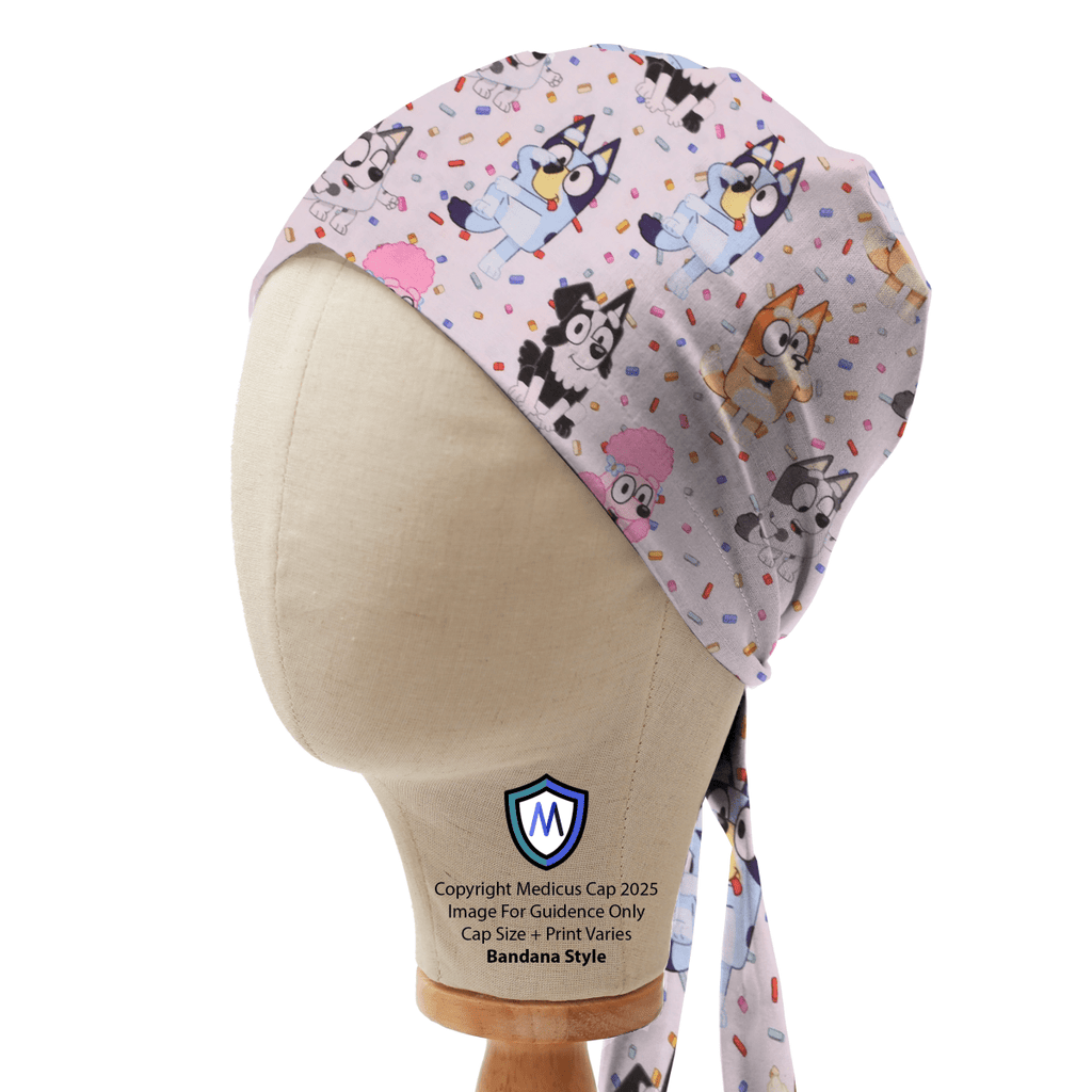 Gorro quirúrgico Bluey Family + Friends