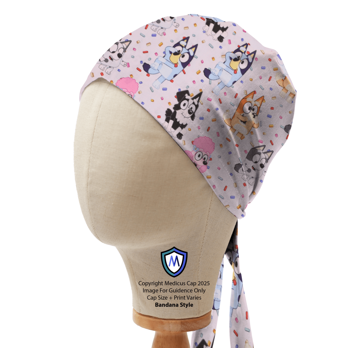 Gorro quirúrgico Bluey Family + Friends