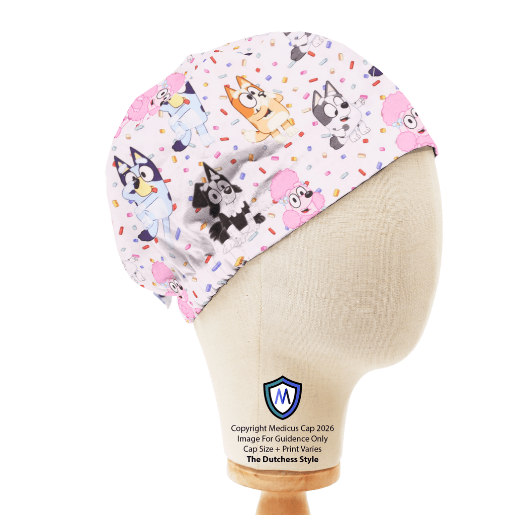 Gorro quirúrgico Bluey Family + Friends