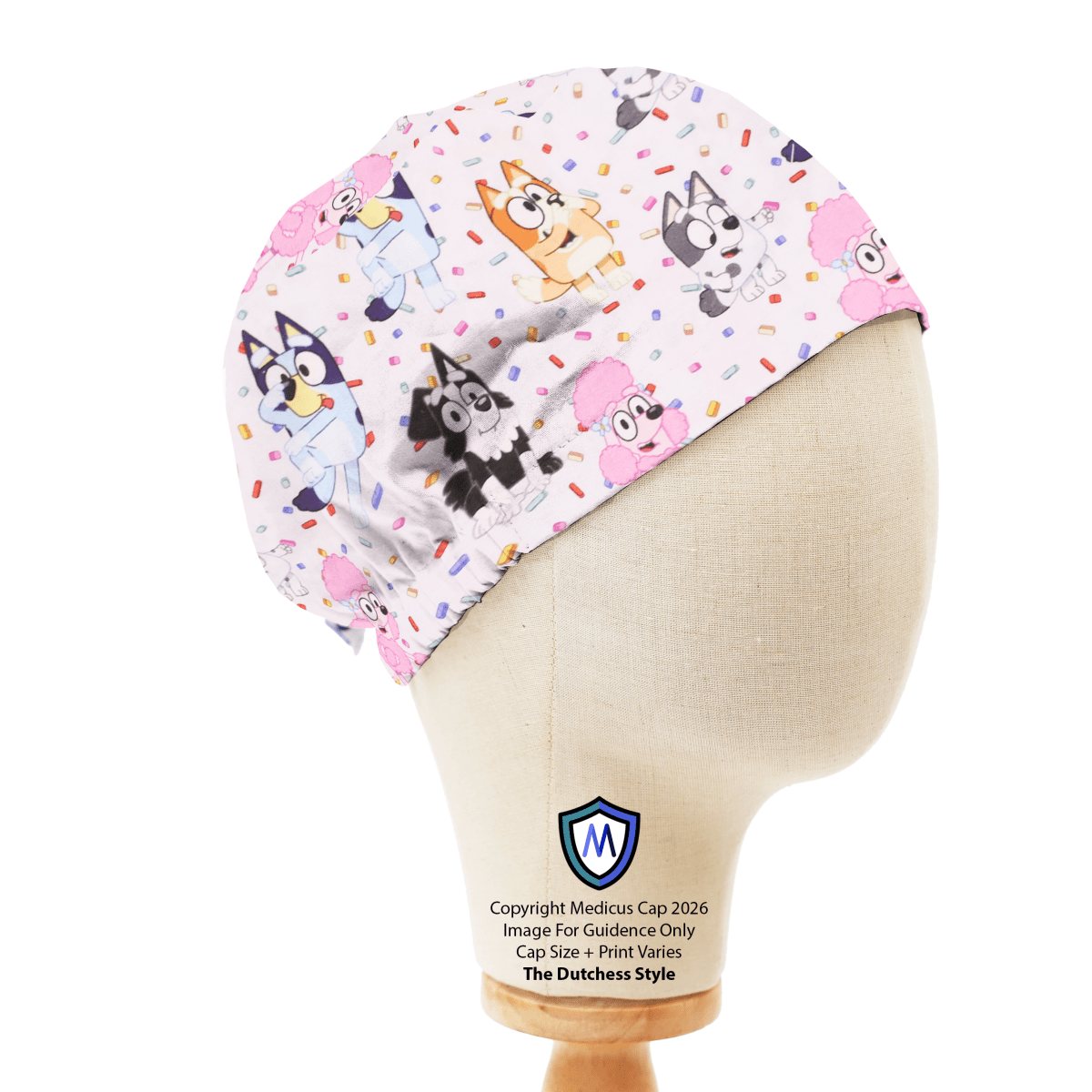 Gorro quirúrgico Bluey Family + Friends