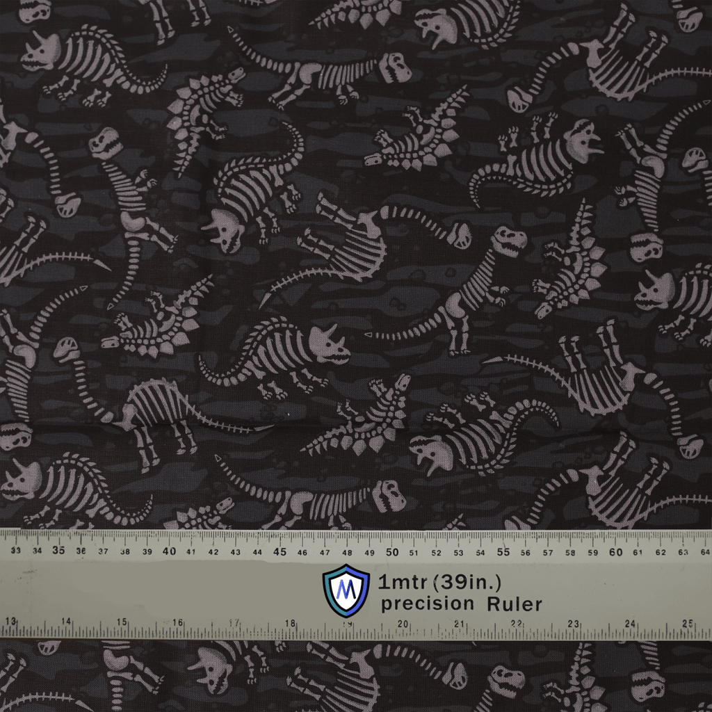 Dinosaur Bones Cartoon Dark Scrub Cap