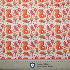 Chinese New Year Dragon fabric pattern detail close-up