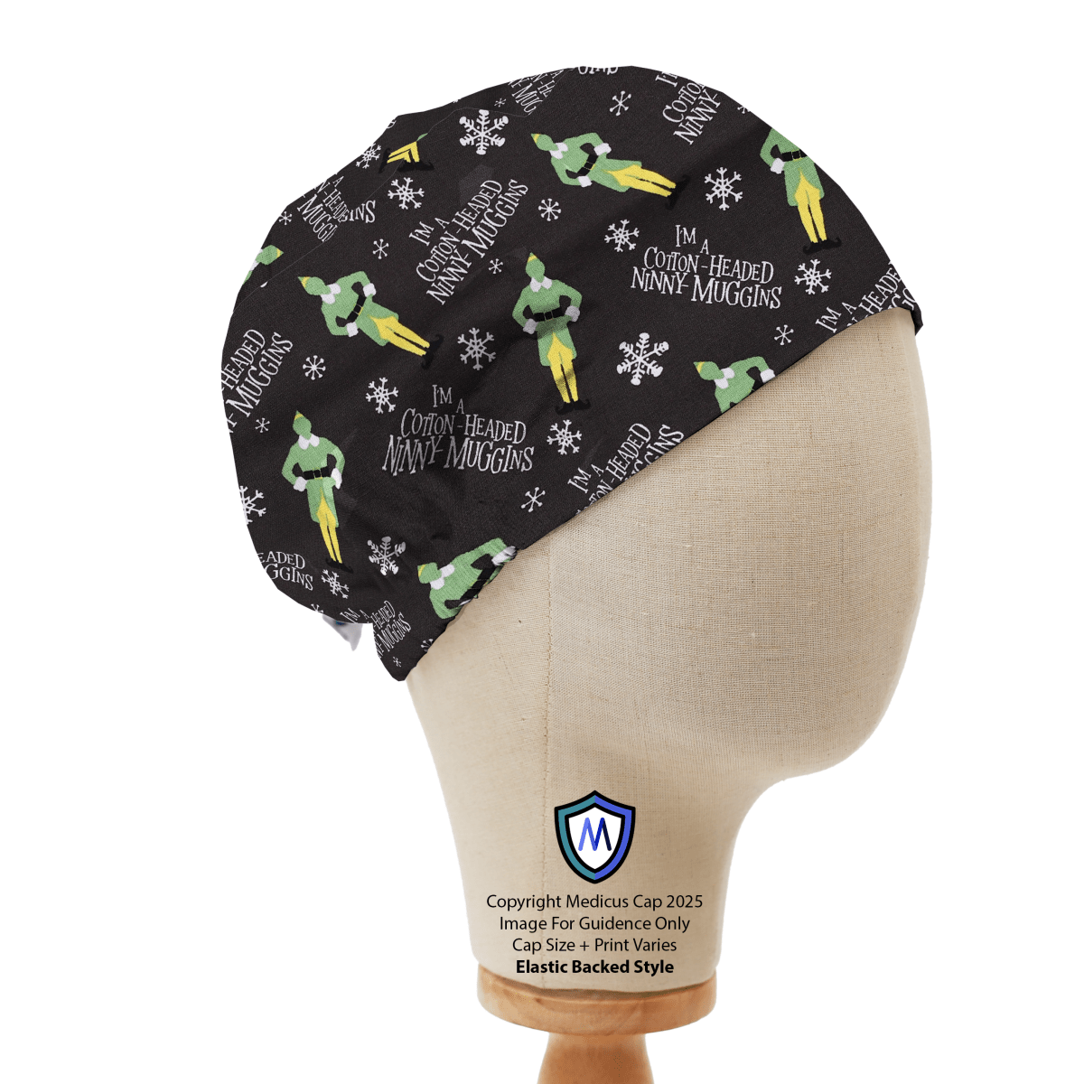 Elf The Movie Kawaii Slogans Scrub Cap