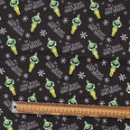 Elf The Movie Kawaii Slogans fabric pattern detail close-up