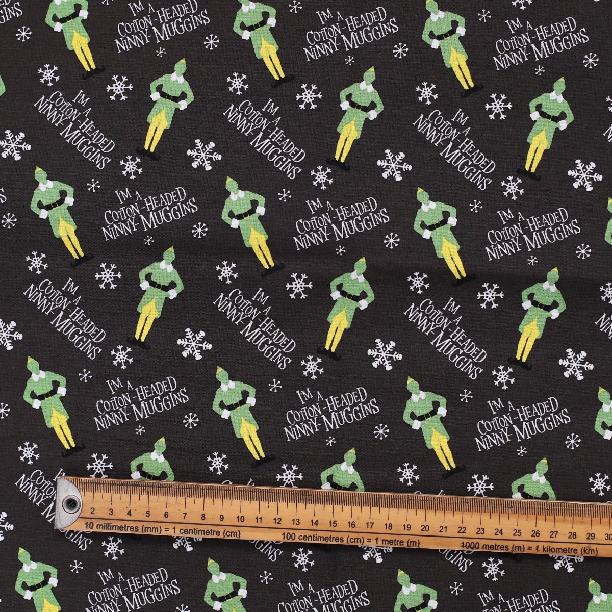 Elf The Movie Kawaii Slogans Scrub Cap_Fabric