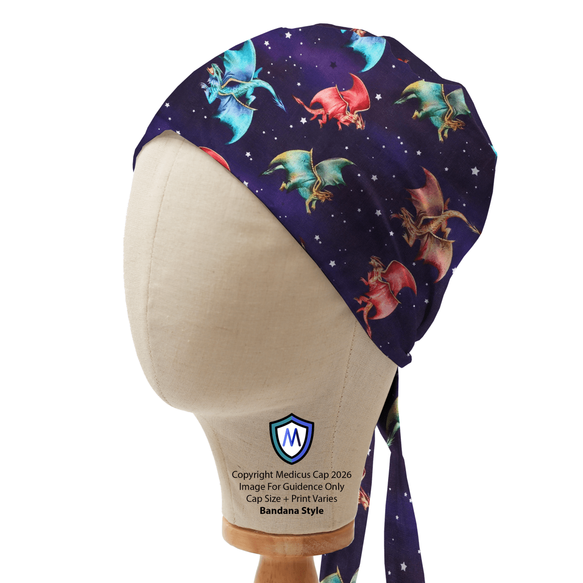 Gorro quirúrgico con ondas japonesas de anime 